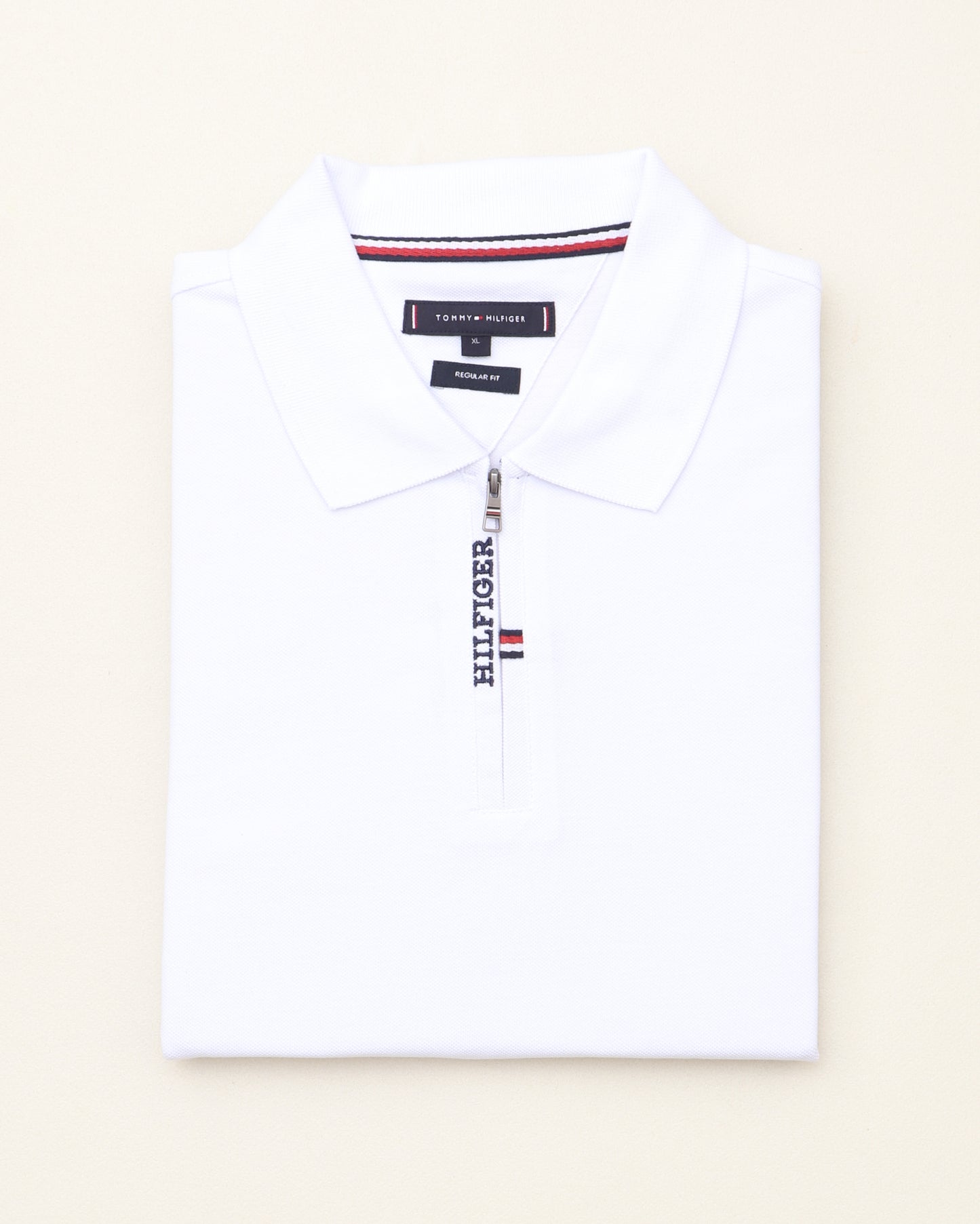 polo shirt th avec zip en coton piqué th03