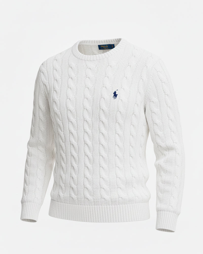 Pull RL torsadé col rond