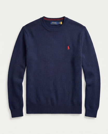 Pull tricot pique col cond
