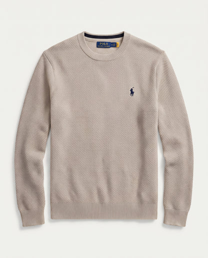Pull tricot pique col cond