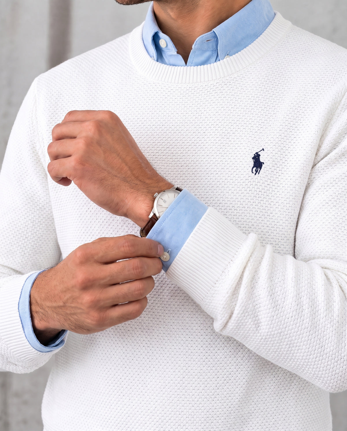 pull tricot pique col cond