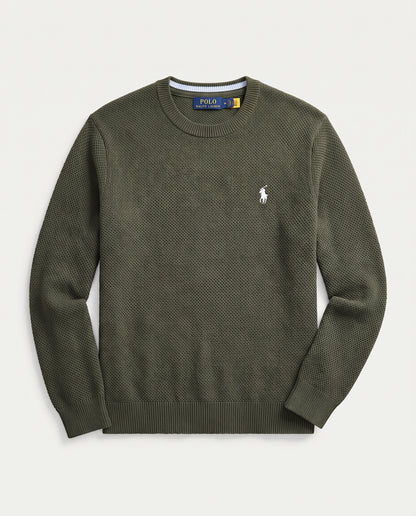 Pull tricot pique col cond