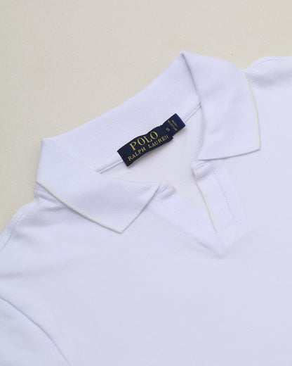 Polo shirt RL col V en coton piqué RL01