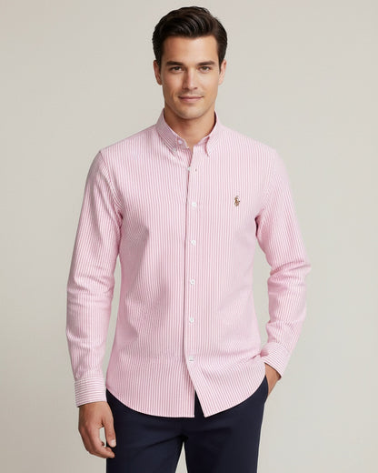 Chemise RL Oxford rayée