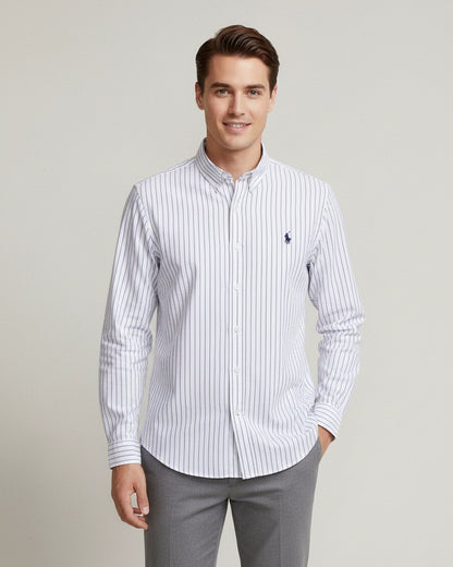 Chemise RL Oxford rayée