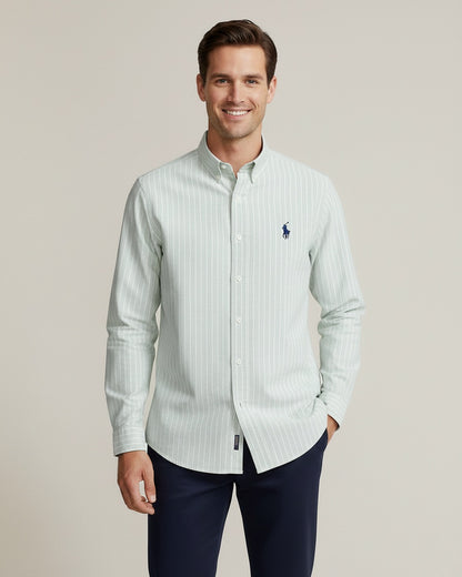 Chemise RL Oxford rayée