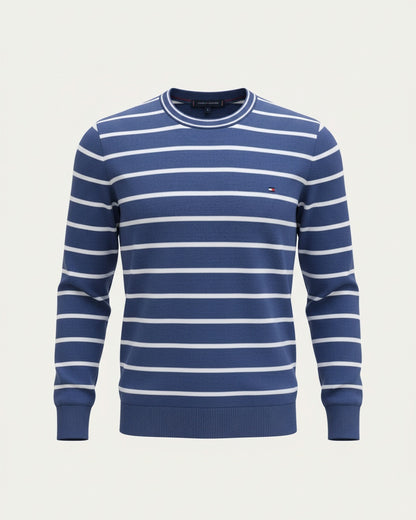 Pull TH ajusté à col ras-du-cou