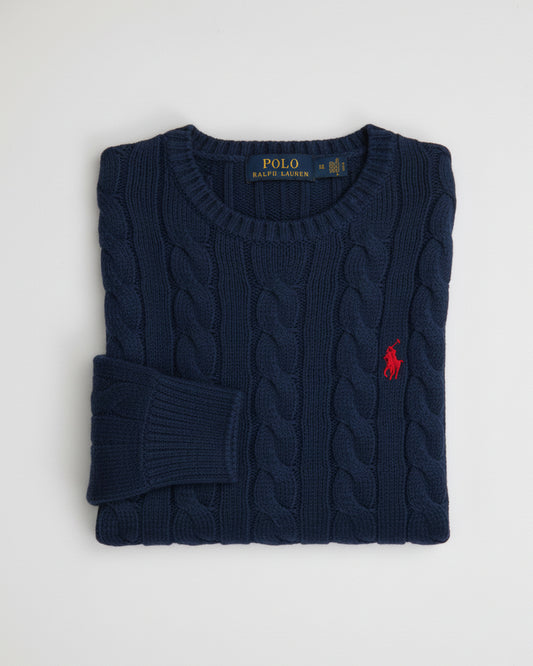 Pull RL torsadé col rond