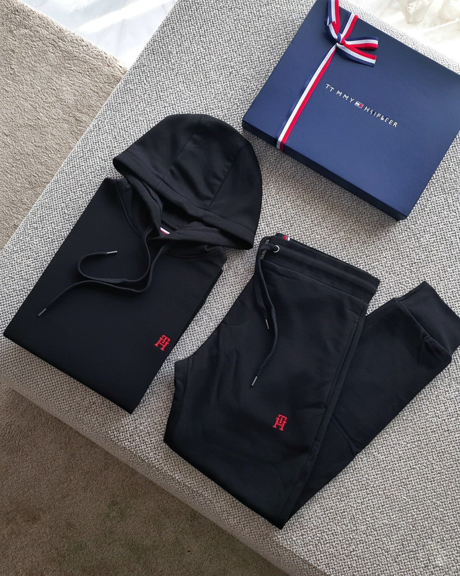 ensemble th sweat à capuche