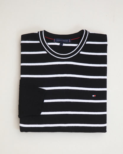 Pull TH ajusté à col ras-du-cou