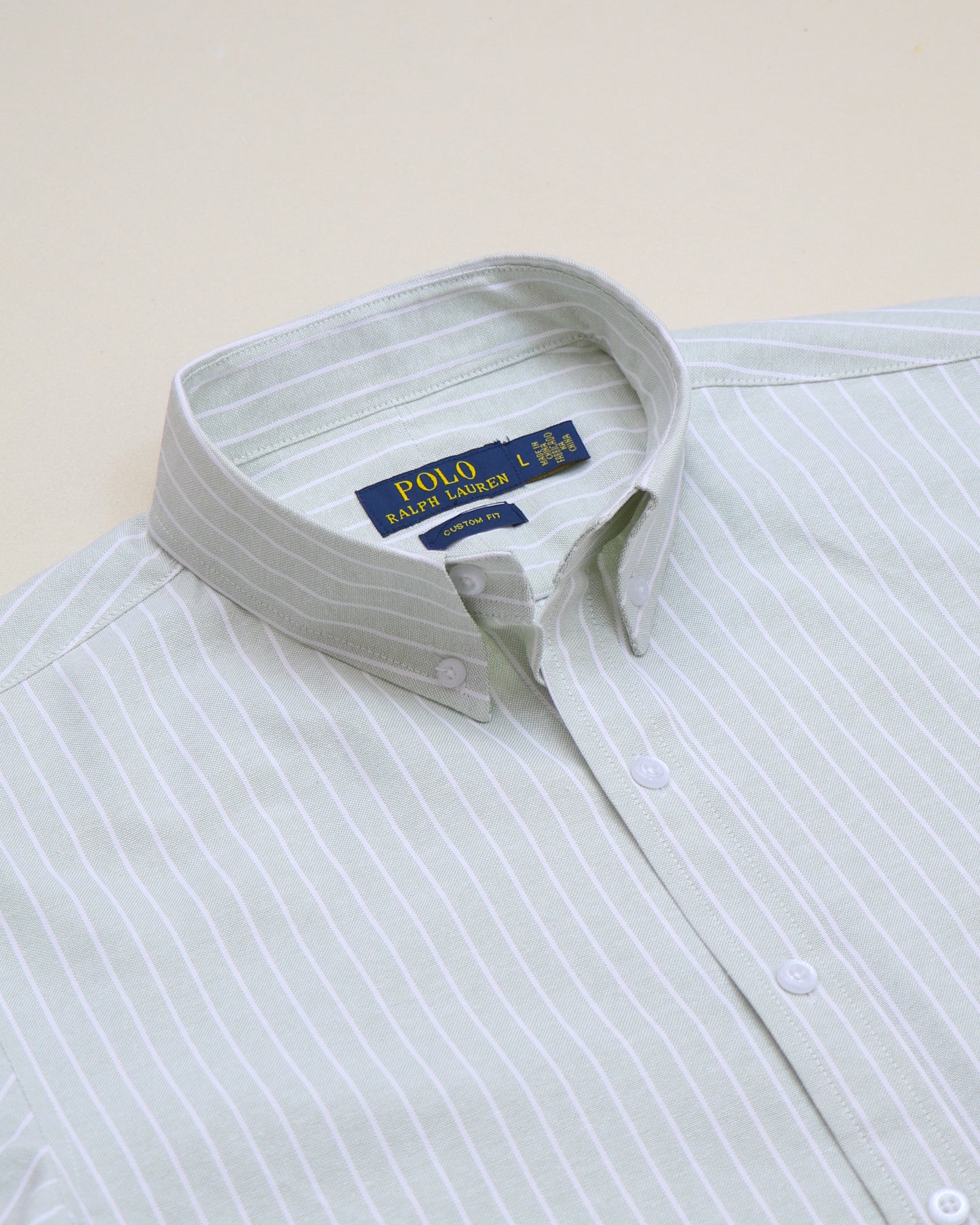 chemise rl oxford rayée