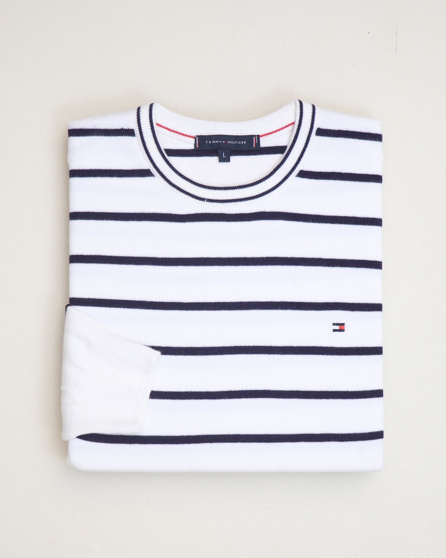 pull th ajusté à col ras-du-cou