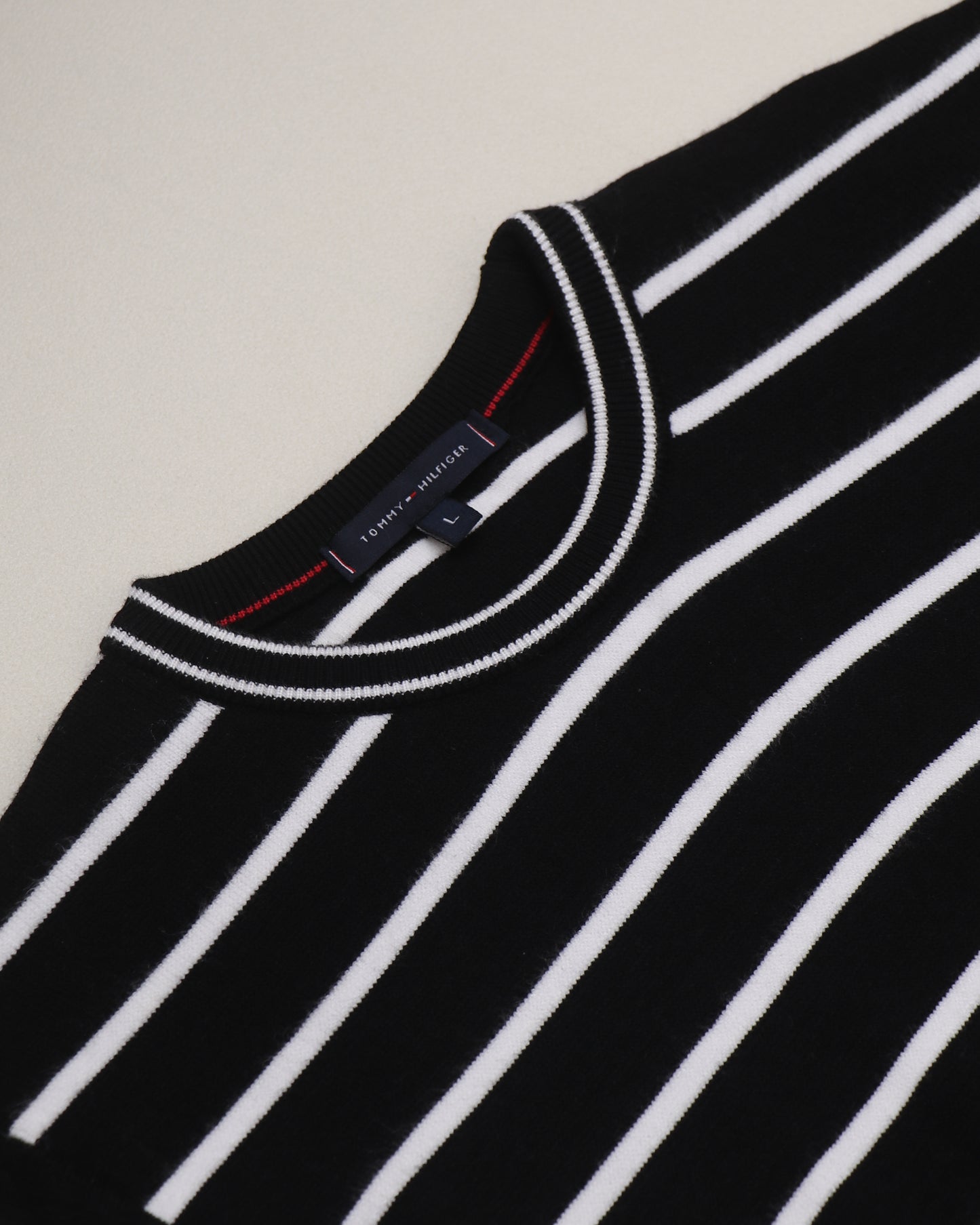 pull th ajusté à col ras-du-cou