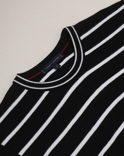 Pull TH ajusté à col ras-du-cou