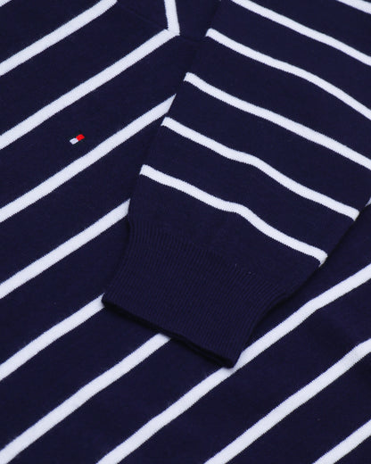 Pull TH ajusté à col ras-du-cou