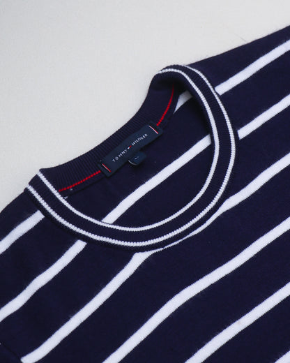 Pull TH ajusté à col ras-du-cou