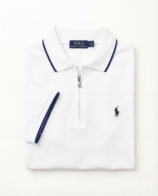 Polo shirt RL avec zip en coton piqué RL02