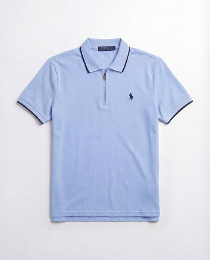 Polo shirt RL avec zip en coton piqué RL02