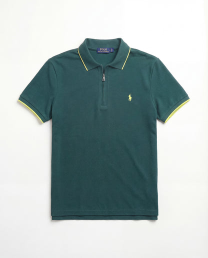Polo shirt RL avec zip en coton piqué RL02