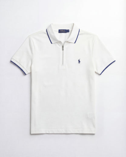Polo shirt RL avec zip en coton piqué RL02