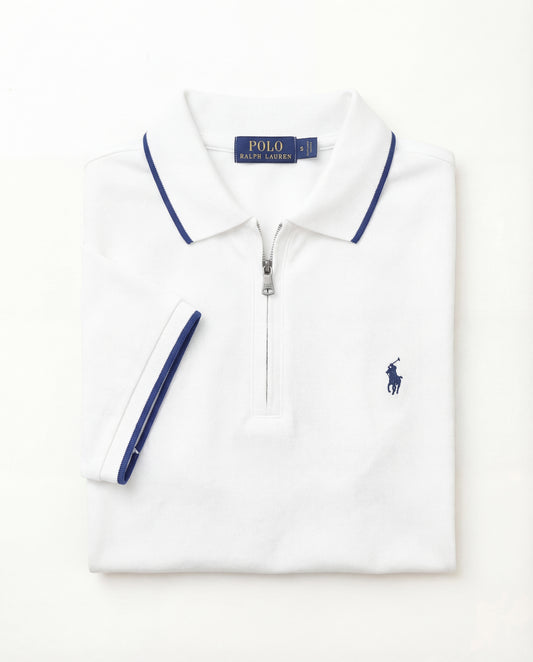 Polo shirt RL avec zip en coton piqué RL02