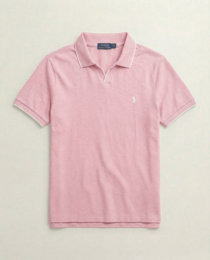 Polo shirt RL col V en coton piqué RL01