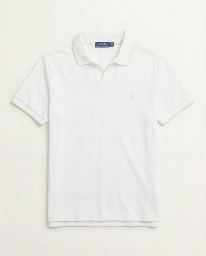 Polo shirt RL col V en coton piqué RL01