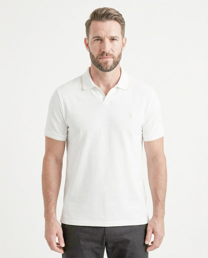 Polo shirt RL col V en coton piqué RL01