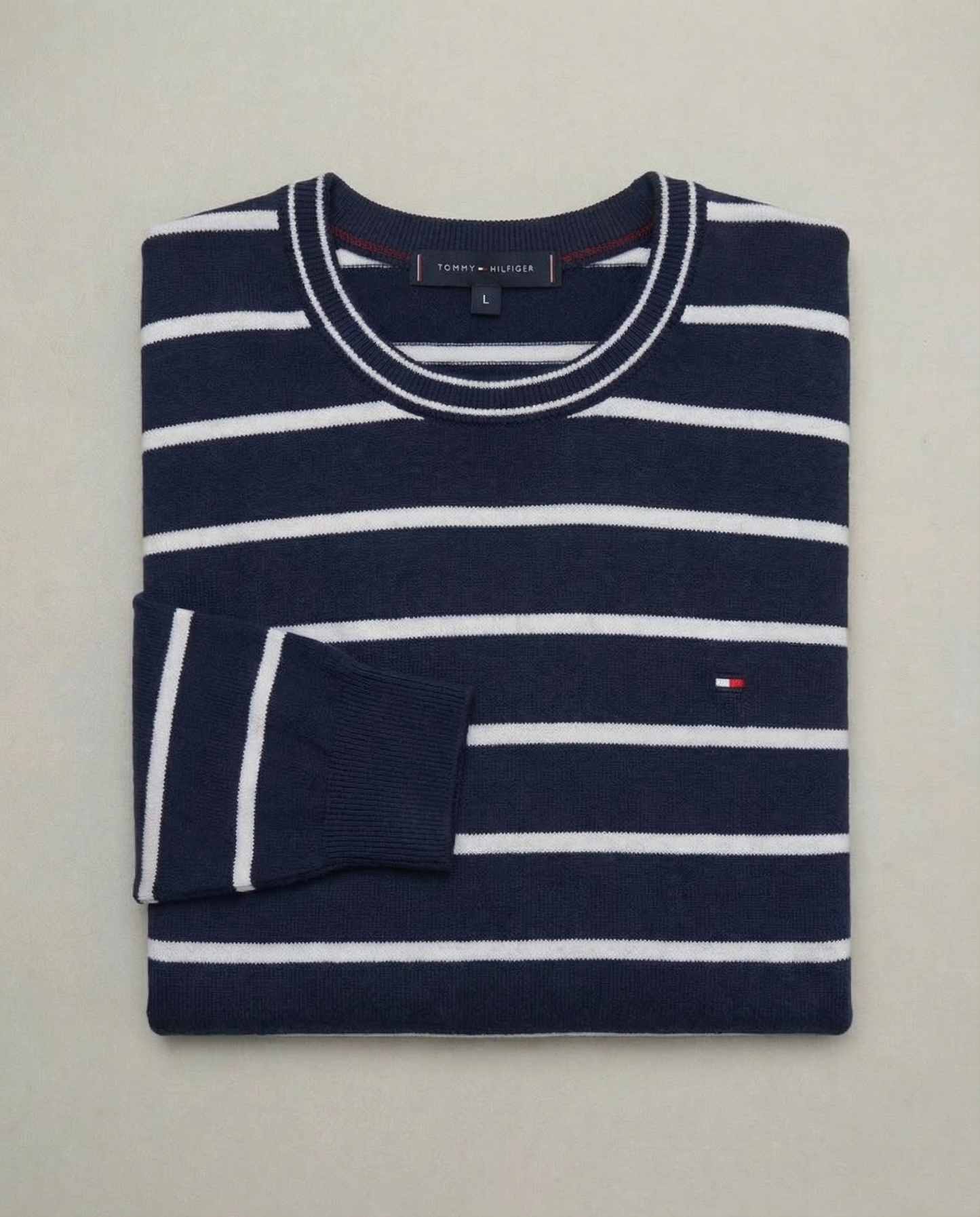 pull th ajusté à col ras-du-cou