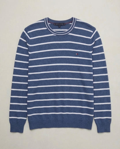 Pull TH ajusté à col ras-du-cou