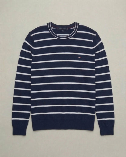 Pull TH ajusté à col ras-du-cou