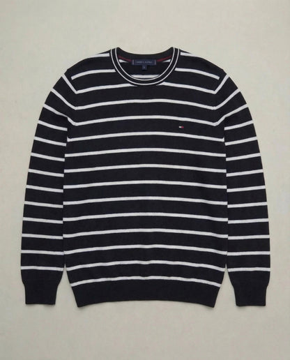 Pull TH ajusté à col ras-du-cou