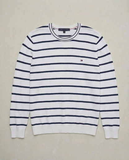 Pull TH ajusté à col ras-du-cou