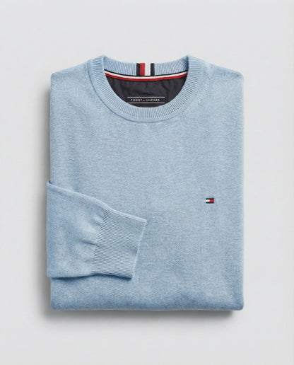 Pull TMM avec cachemire à col ras-du-cou