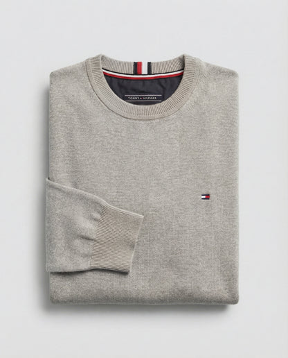 Pull TMM avec cachemire à col ras-du-cou