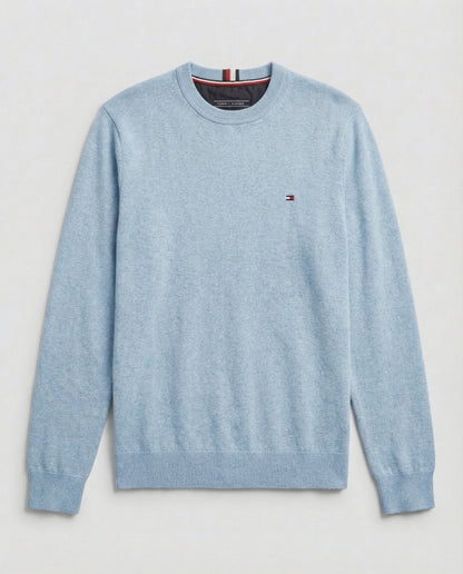 Pull TMM avec cachemire à col ras-du-cou