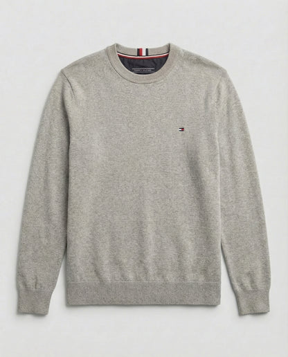 Pull TMM avec cachemire à col ras-du-cou