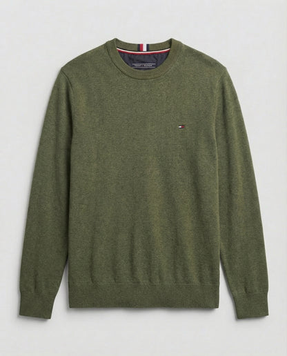 Pull TMM avec cachemire à col ras-du-cou