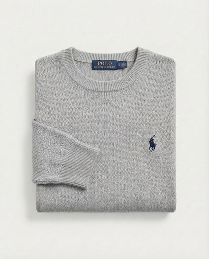 Pull tricot pique col cond