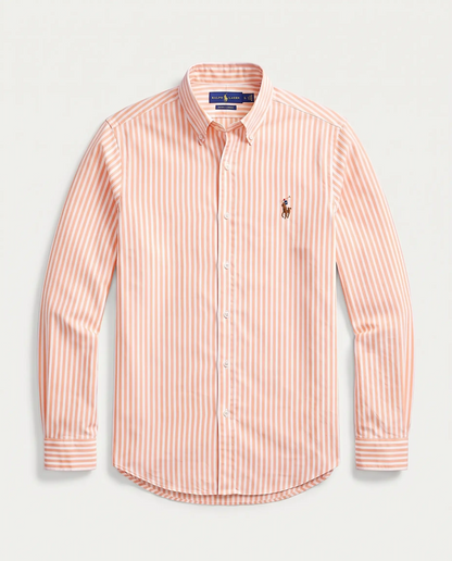 Fitted striped RL shirt