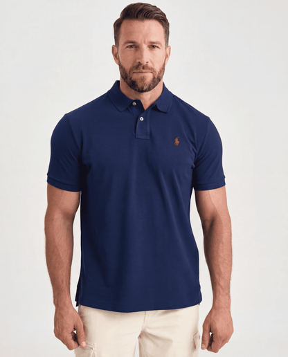 Polo shirt en coton piqué RL05