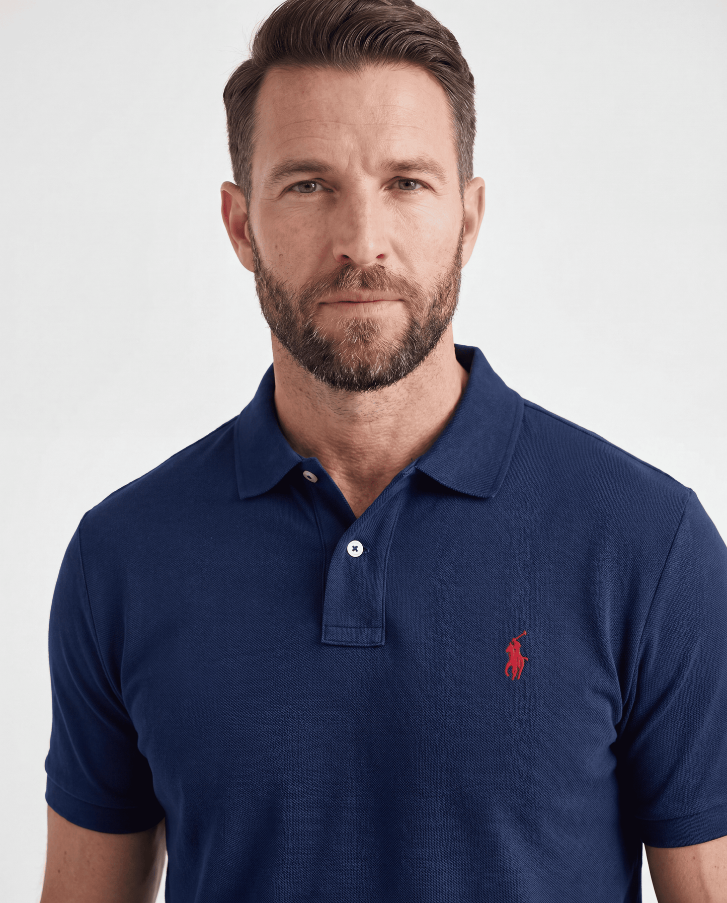 polo shirt en coton piqué rl05