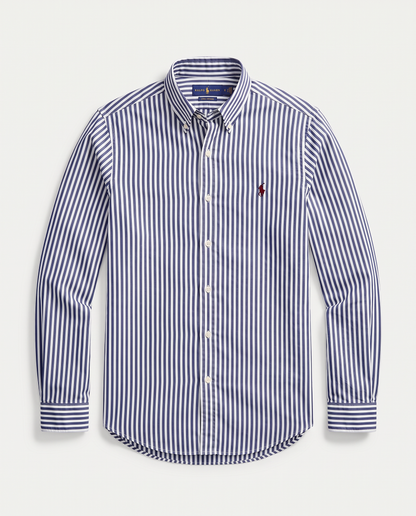 Fitted striped RL shirt