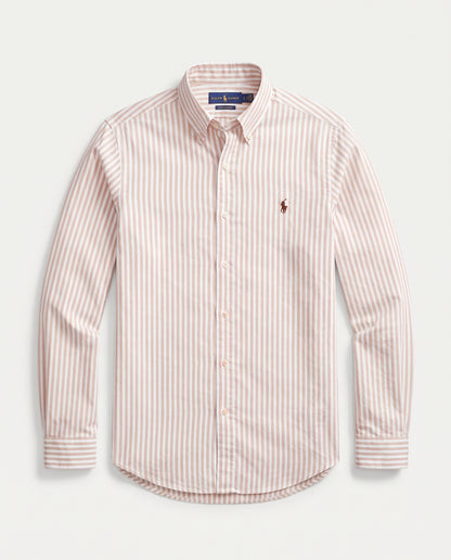 Fitted striped RL shirt