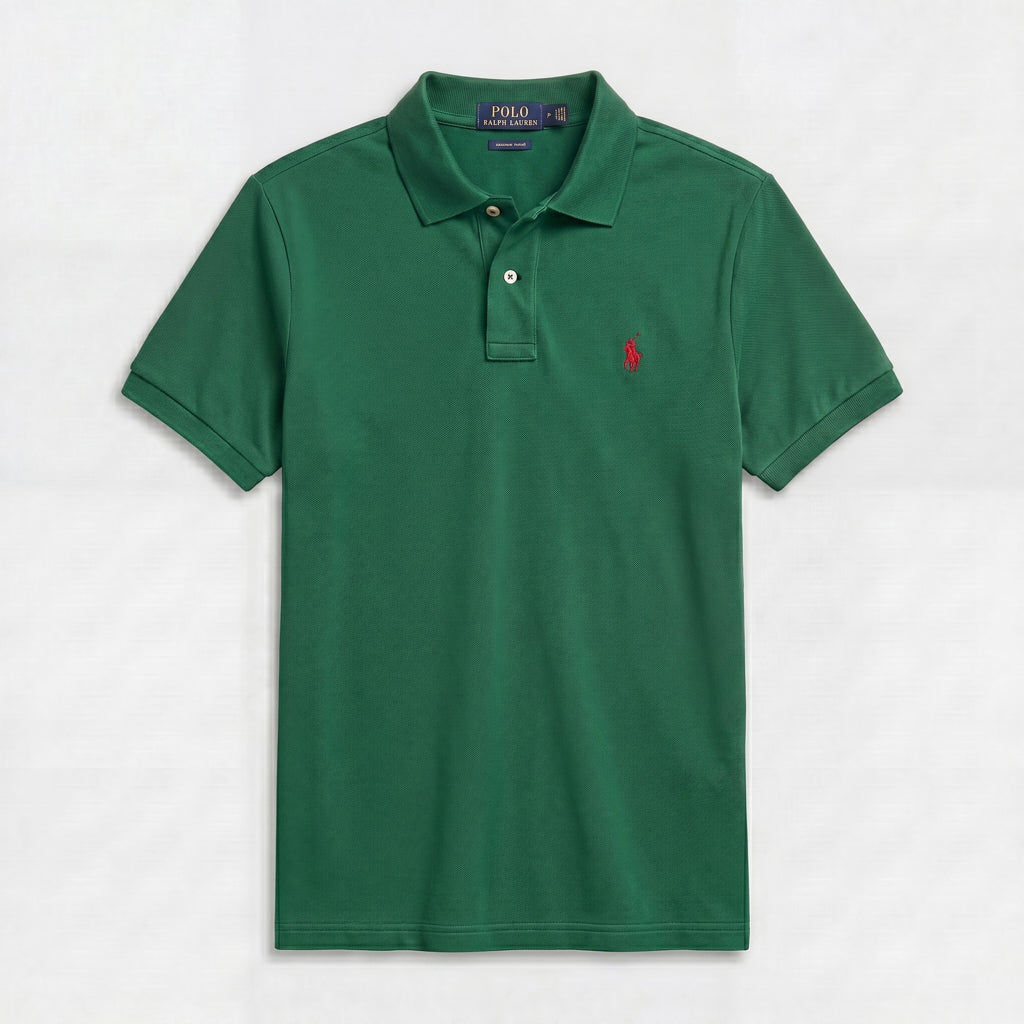 polo shirt en coton piqué rl05