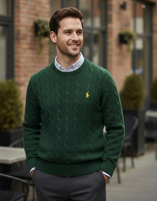 Pull RL torsadé col rond