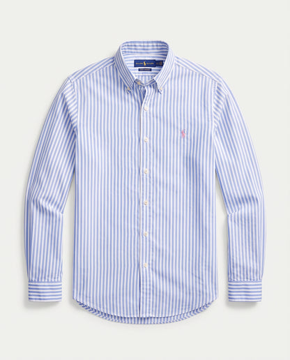 Fitted striped RL shirt