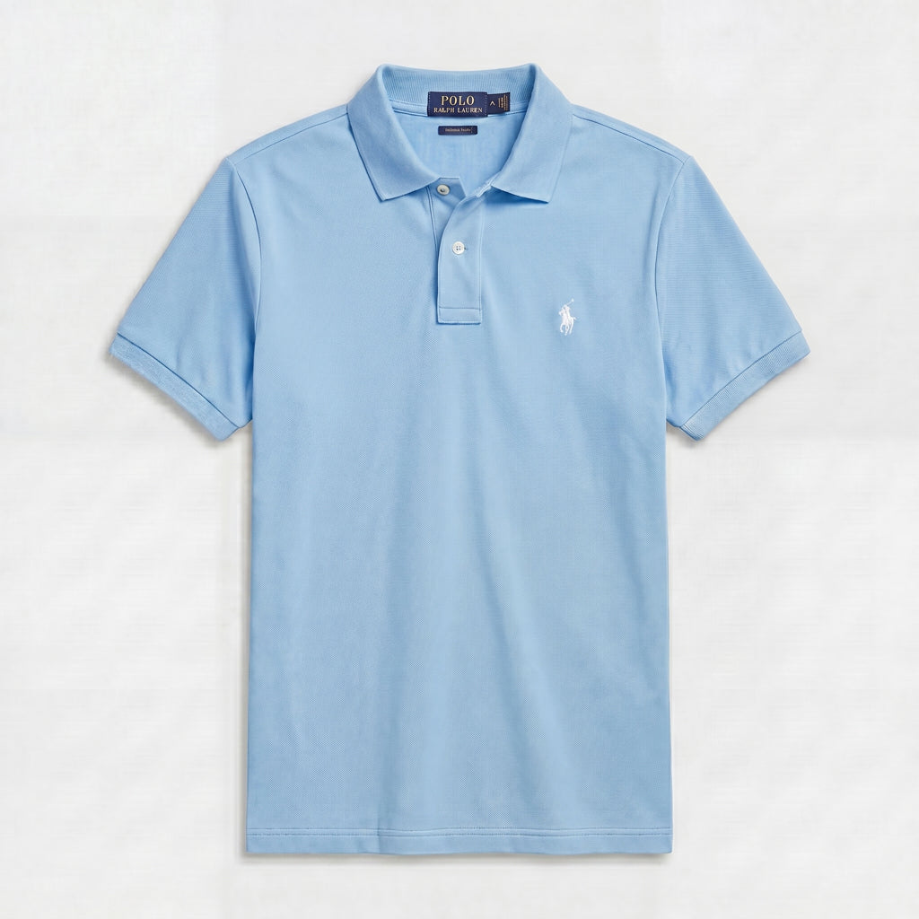 polo shirt en coton piqué rl05