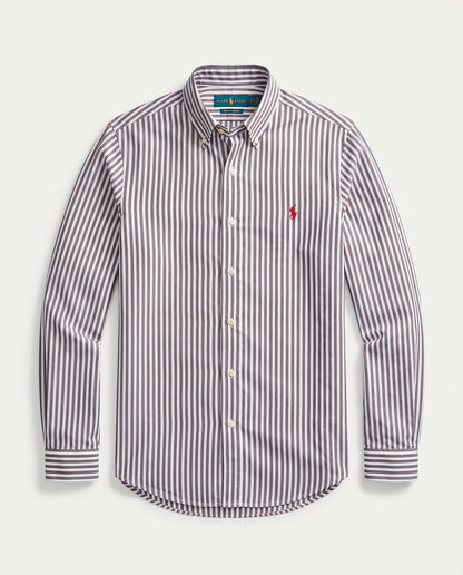 Fitted striped RL shirt
